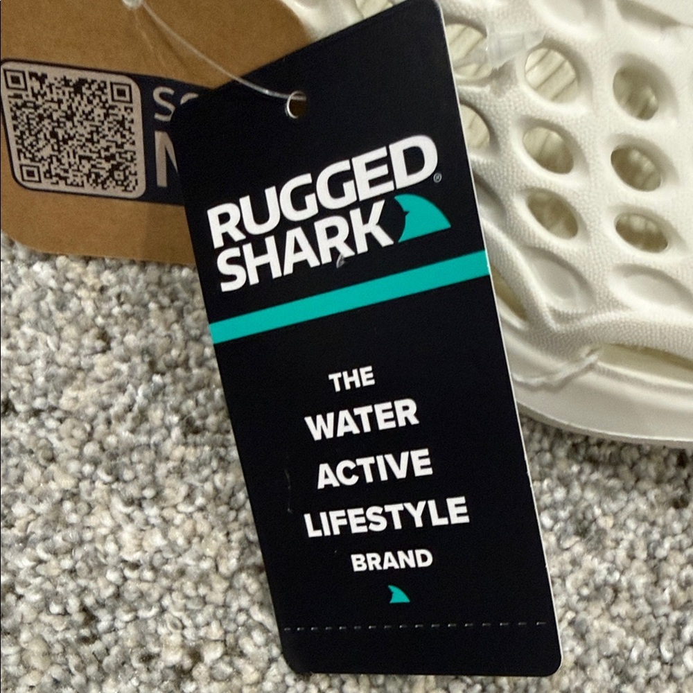 Rugged Shark Kids white Water Shoes - Picture 9 of 10
